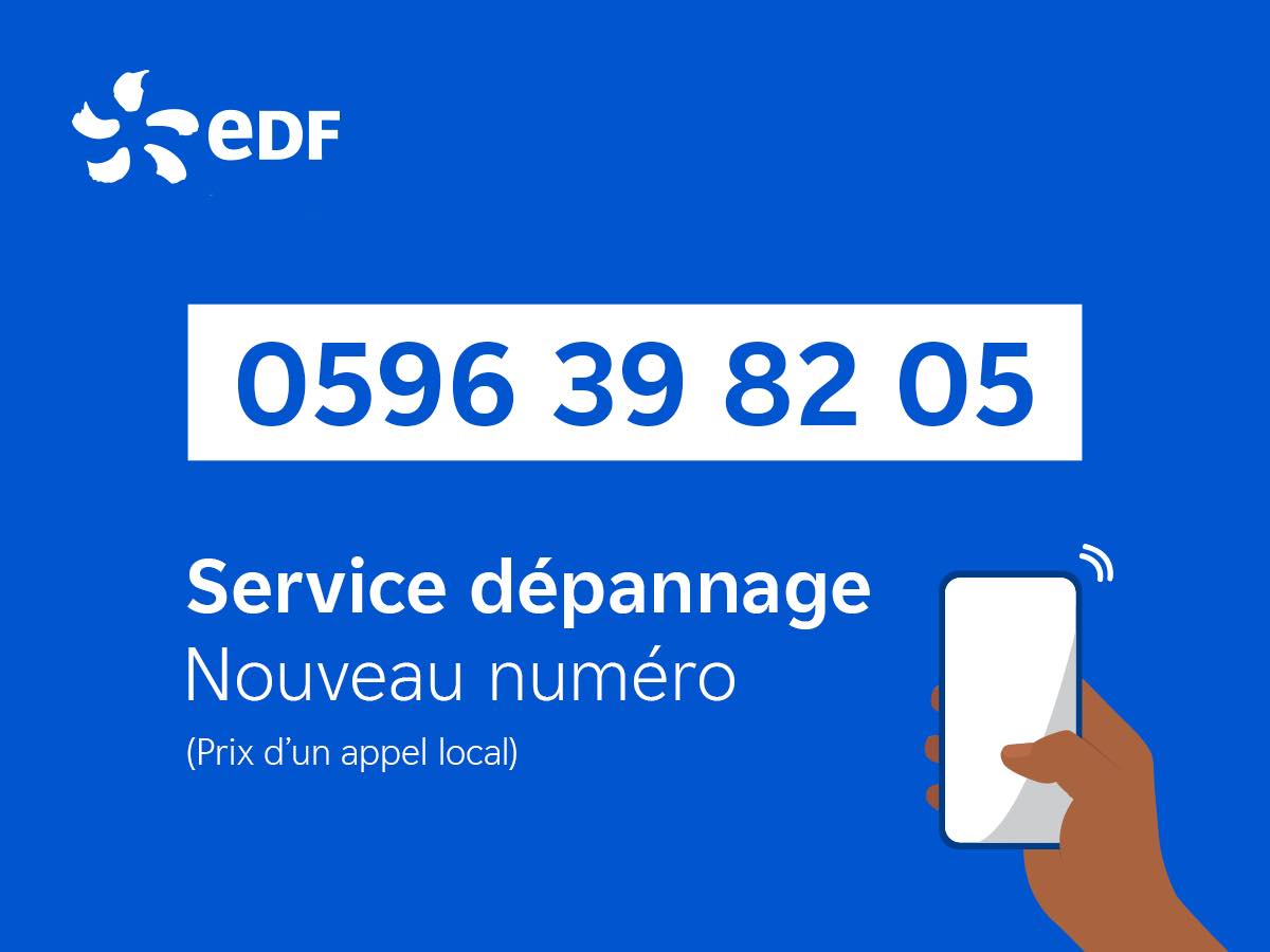 EDFenMartinique's tweet photo. Nos services évoluent ⚡
Pour joindre le service dépannage, vous pouvez composer le 0596 39 82 05 (prix d’un appel local) 📞. Et pour toutes vos questions, retrouvez nos services  depuis votre espace client sur https://t.co/M1oI0qTmjX ou via l’appli !
#Martinique #EDFenMartinique https://t.co/vHSO8DExvW