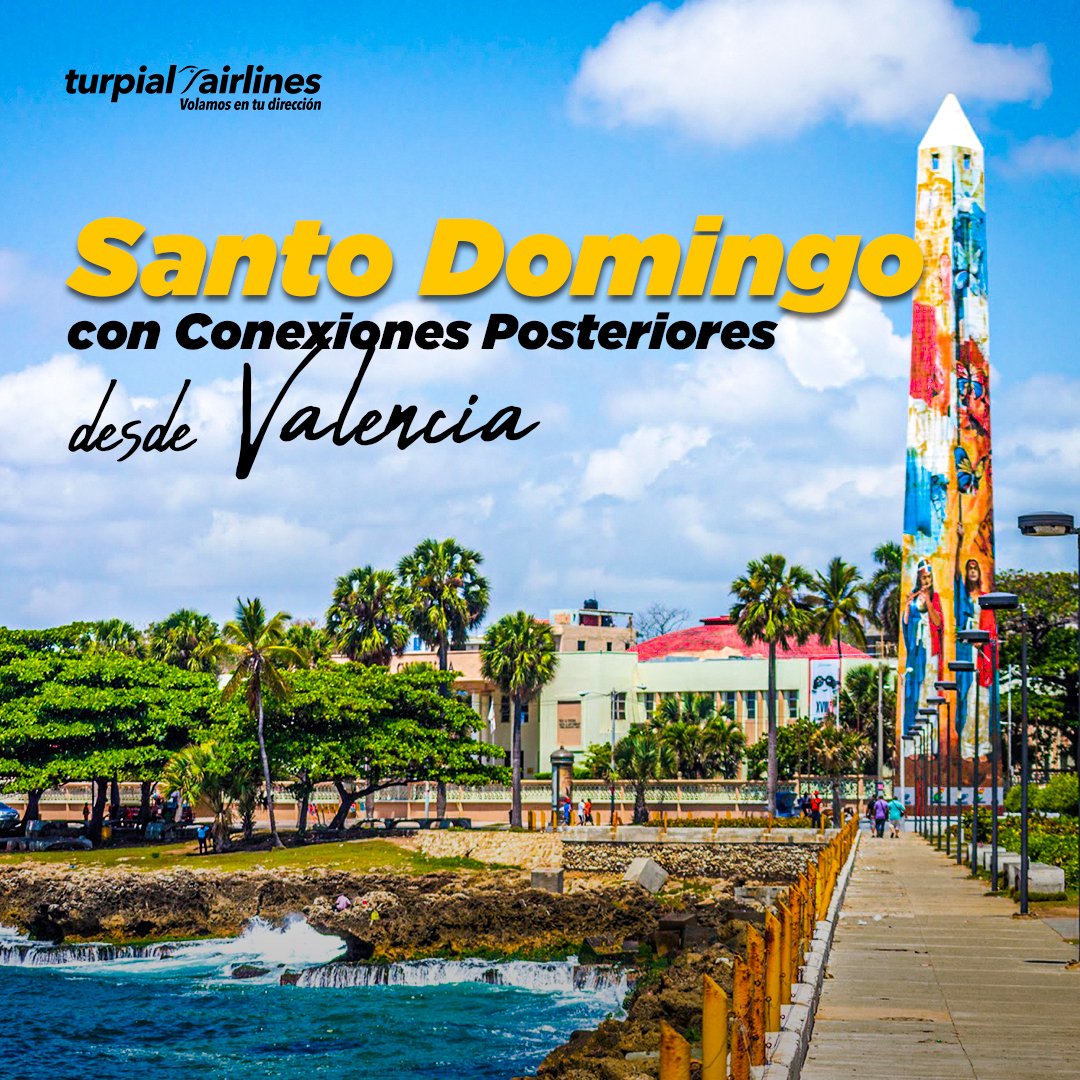 Puedes disfrutar de esta nueva frecuencia y horarios desde el 11 de julio en la ruta a Santo Domingo (República Dominicana).

🕑 Lunes y Miércoles.
VLN-SDQ 09:15 am - 10:45 am
SDQ-VLN 01:35 pm - 03:05 pm

🕑 Viernes.
VLN-SDQ 11:00 am - 12:20 pm
SDQ-VLN 02:50 pm - 04:10 pm