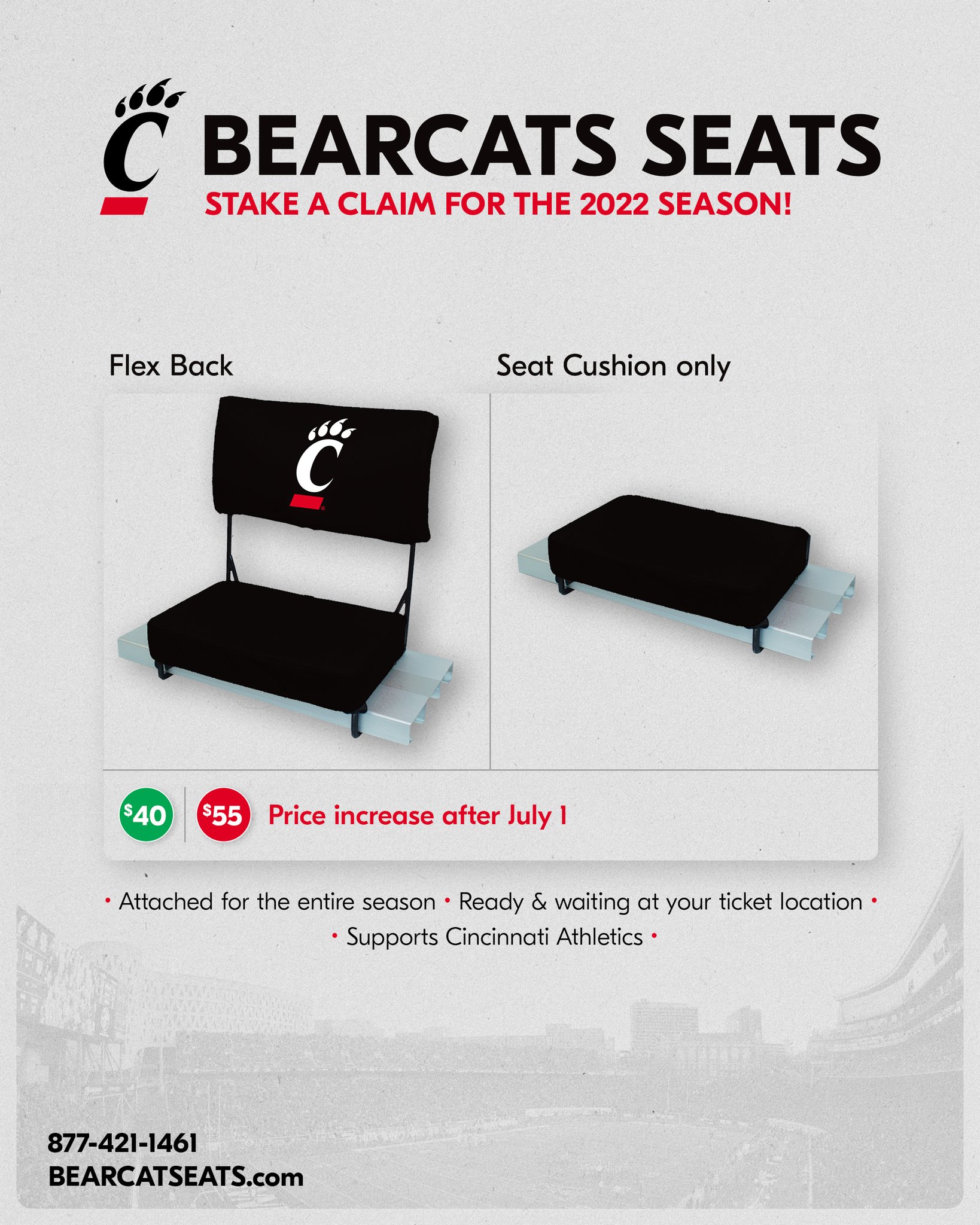 Bearcats Ticket Office on Twitter: "UC Football Season Ticket Holders
