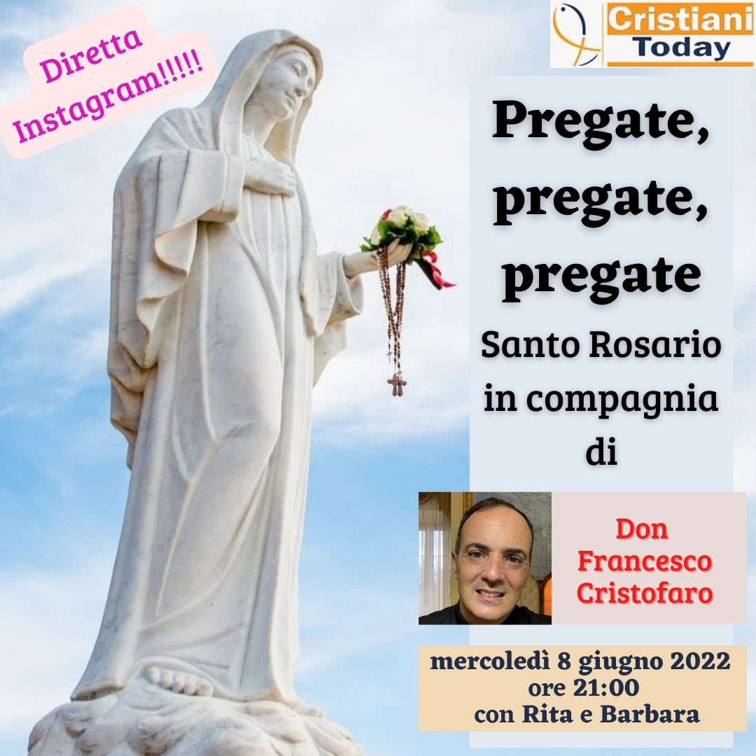 Mercoledì alle 21 in diretta Instagram preghiamo insieme il Santo Rosario.

Ecco il link per Instagram Instagram.com/dfrancescocris…