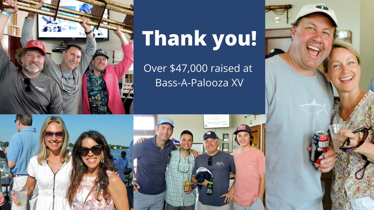 Whether you spent the morning on the water, joined us for the after party, or bid online in our silent auction - THANK YOU for helping us raise over $47,000 at Bass-A-Palooza XV. Your incredible generosity is what powers the work we do.