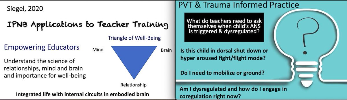 Thank you UCET Primary &amp; Early Years Forum @UCET_UK  for asking me to speak on Mental Health in ITE <a href="/purpleshoes1/">Jan Ashbridge</a> and to <a href="/danhughesuow/">Dan Hughes</a> for his wonderful summary sharing what resonated. Always a pleasure to talk Interpersonal Neurobiology <a href="/DrDanSiegel/">Daniel J. Siegel</a> &amp; Polyvagal Theory #porges
