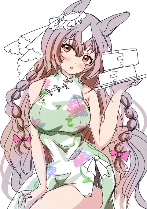 こっそりラフラフ
やっぱり服に模様描かなきゃダメですよねー(模様苦手😅) 