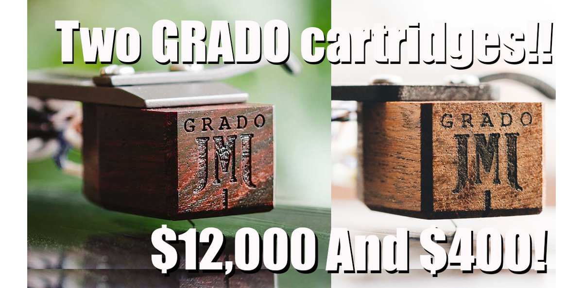 A tale of two GRADO cartridges, one is $12K, the other $400! #Gradolabs #vinyl #turntables #madeinbrooklyn PLEASE RETWEET youtu.be/76h9eqoyfDk