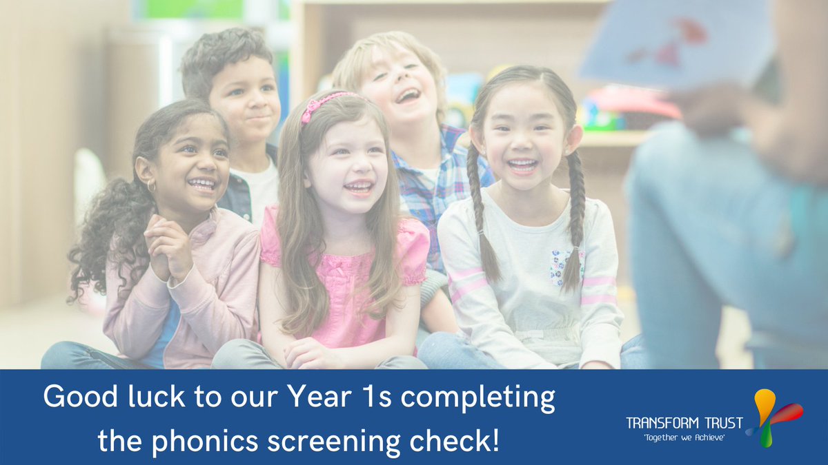 TrnsfrmApplied's tweet photo. Good luck to our Year 1s completing the phonics screening this week! Did you know we have support and #CPD networks for EYFS practitioners and those with an English specialism? DM us for more info π© #EYFSeducation #cpd https://t.co/JL2Dx1l6yU