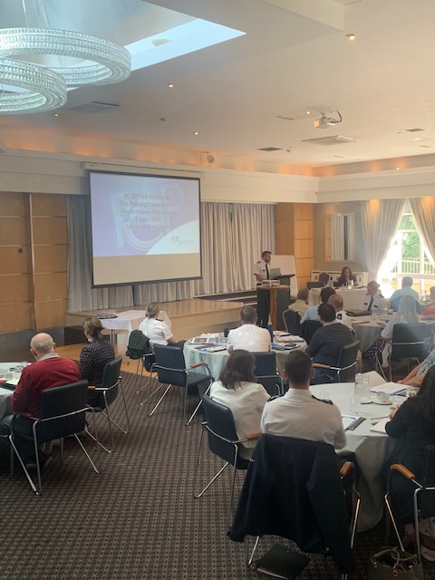 NIPolicingBoard's tweet photo. Good discussions at today’s regional workshop to update #PCSPs on new plans on performance monitoring & reporting. Pictured: Board Member Michael Atkinson, Gillian Gordon, Independent PCSP Member Mid & East Antrim, Cllr Julie Gilmour, Antrim & Newtownabbey & ACC Singleton https://t.co/pVrFv4GCPI