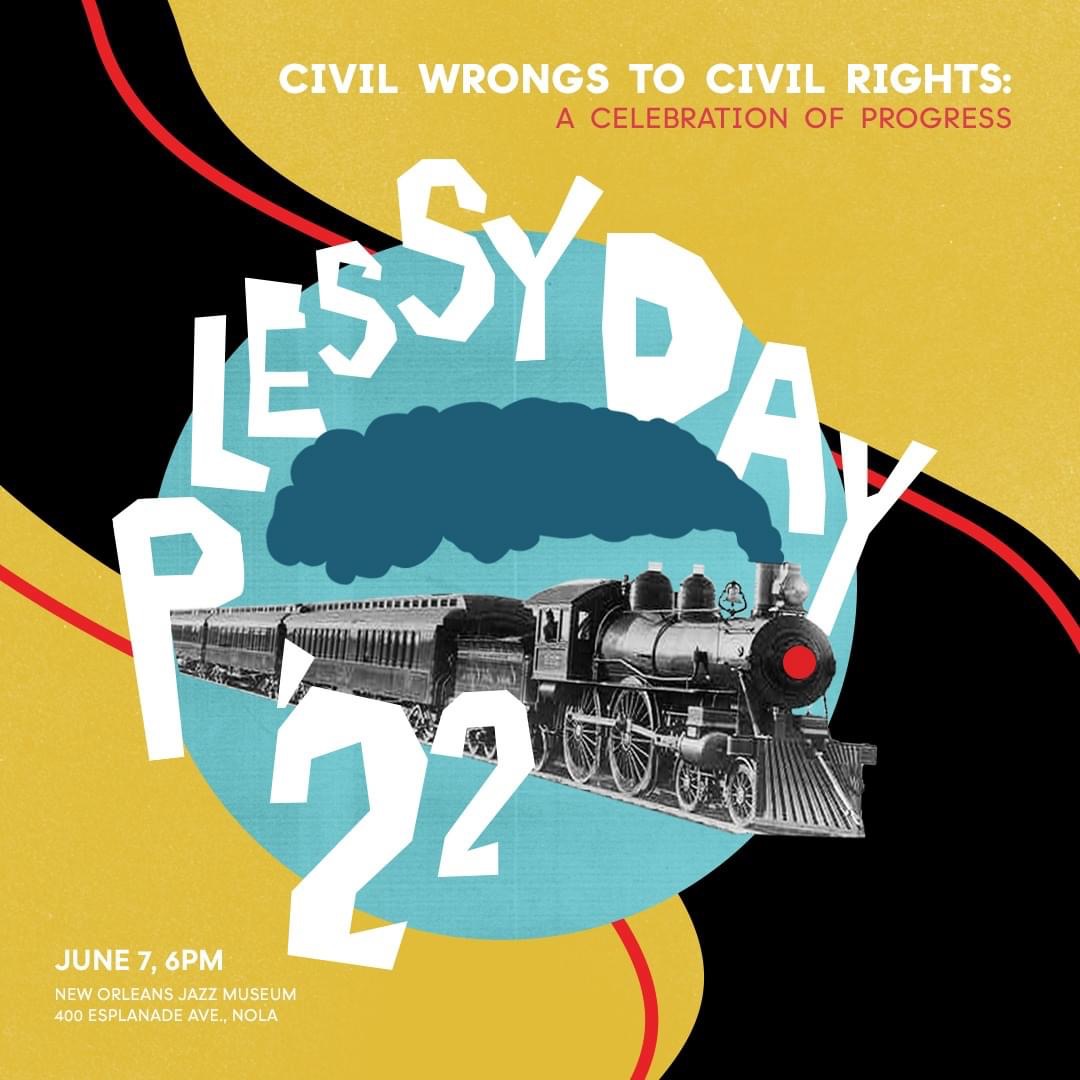 nolajazzmuseum's tweet photo. TONIGHT AT 6 PM!

Come by the #NOJM for the first in-person #PlessyDay in three years!

The @plessyferguson Foundation is recognizing the work of: 

✨Mary Howell
✨Jason Williams 
✨Emily Maw
✨Sen. Edward Murray
✨@martinetGNO

 #plessyandferguson #plessyday2022 https://t.co/Fxy9rpAAUp