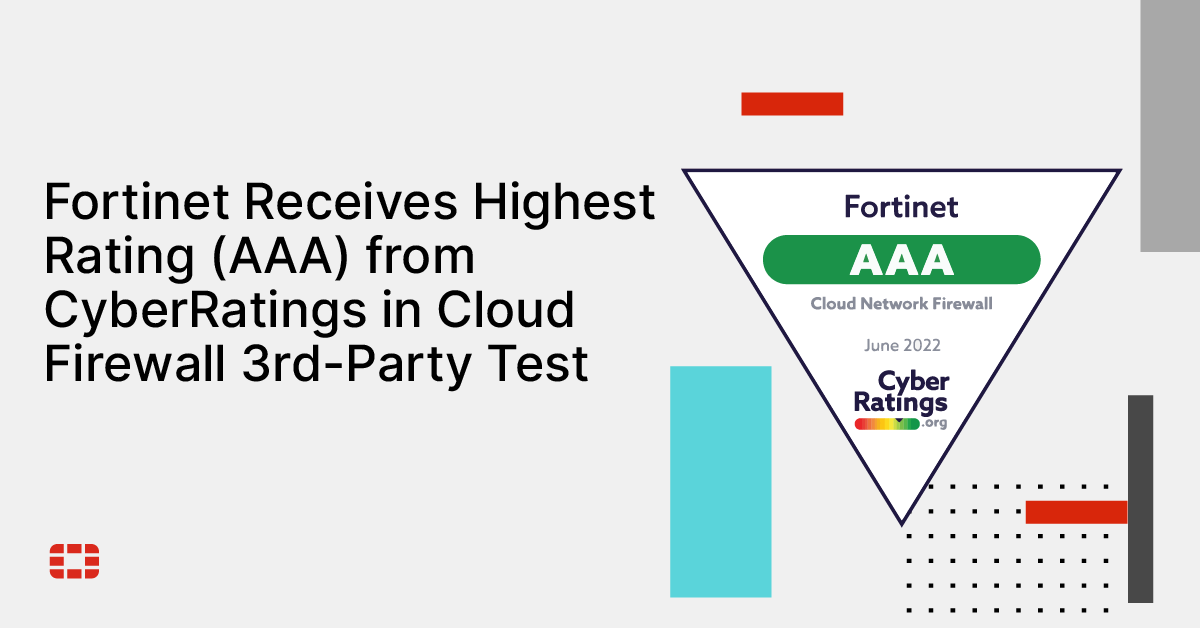 xieCTO's tweet photo. Congratulations @Fortinet team!
 
We've earned a top rating of ‘AAA’ overall for our #FortiGate-VM across all 5 categories of a test by @cyberratings. https://t.co/fmhyLNUYxe https://t.co/WOdFMBnRug
