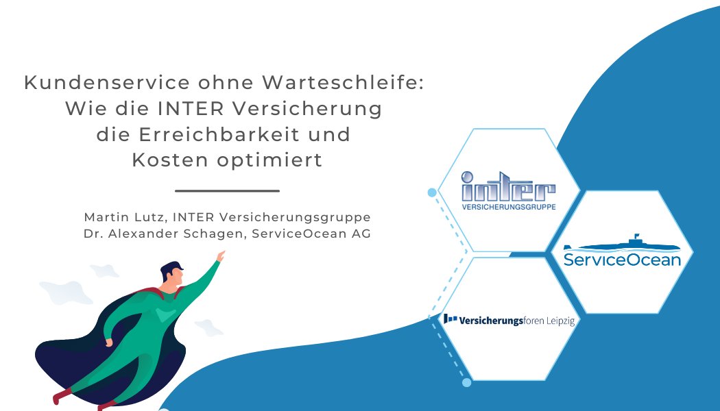 Wir freuen uns auf den Messekongress Kundenmanagement in Versicherungen der @Versicherungsforen!

Gemeinsam mit Martin Lutz von der INTER Versicherungsgruppe präsentieren wir eine spannende Fallstudie🚀