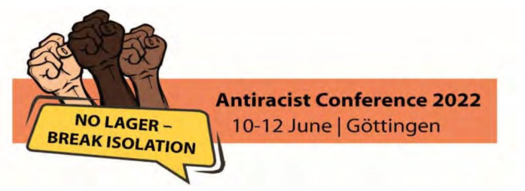 NoBorder_Berlin's tweet photo. We are looking forward to the #nolager - #breakisolation conference in Göttingen upcoming weekend! Let's come together, exchange about our struggles, and build new alliances. See you there! 
#stopdeportation #freedomofmovement https://t.co/QiicnvYAxW