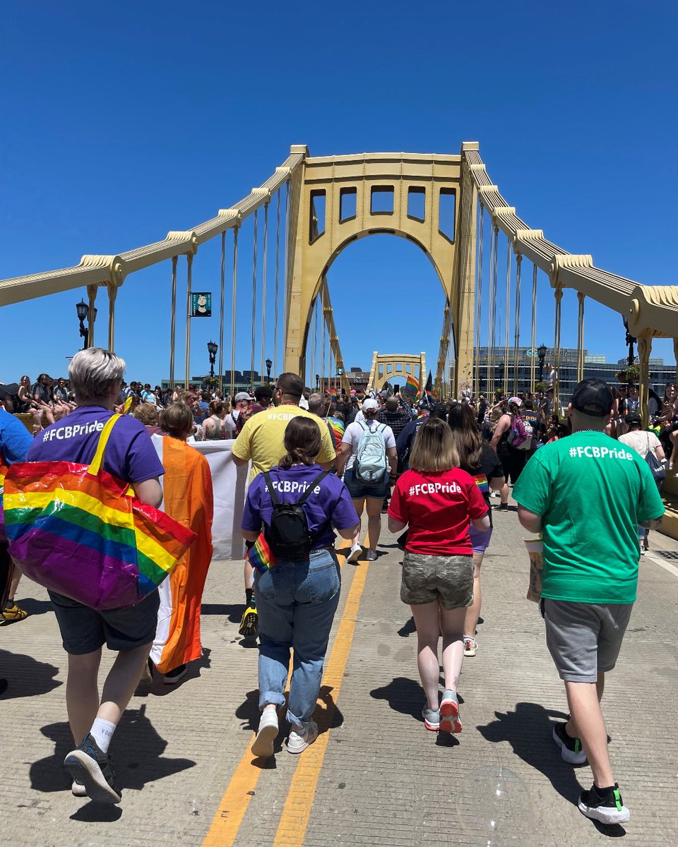 FinanceBetter's tweet photo. We were thrilled to see so many people at the PRIDE parade and celebration in Pittsburgh this week. #FCBPride #Proud2bFCB https://t.co/iDjjVX930h