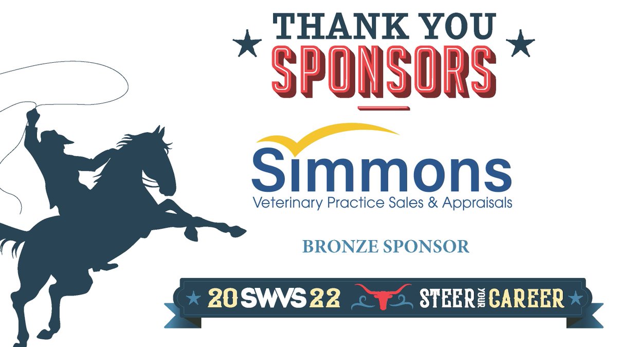 SWVS's tweet photo. We would like to thank @SimmonsVetSales for their Bronze Sponsorship of #SWVS22! https://t.co/t6ofb5HXaS