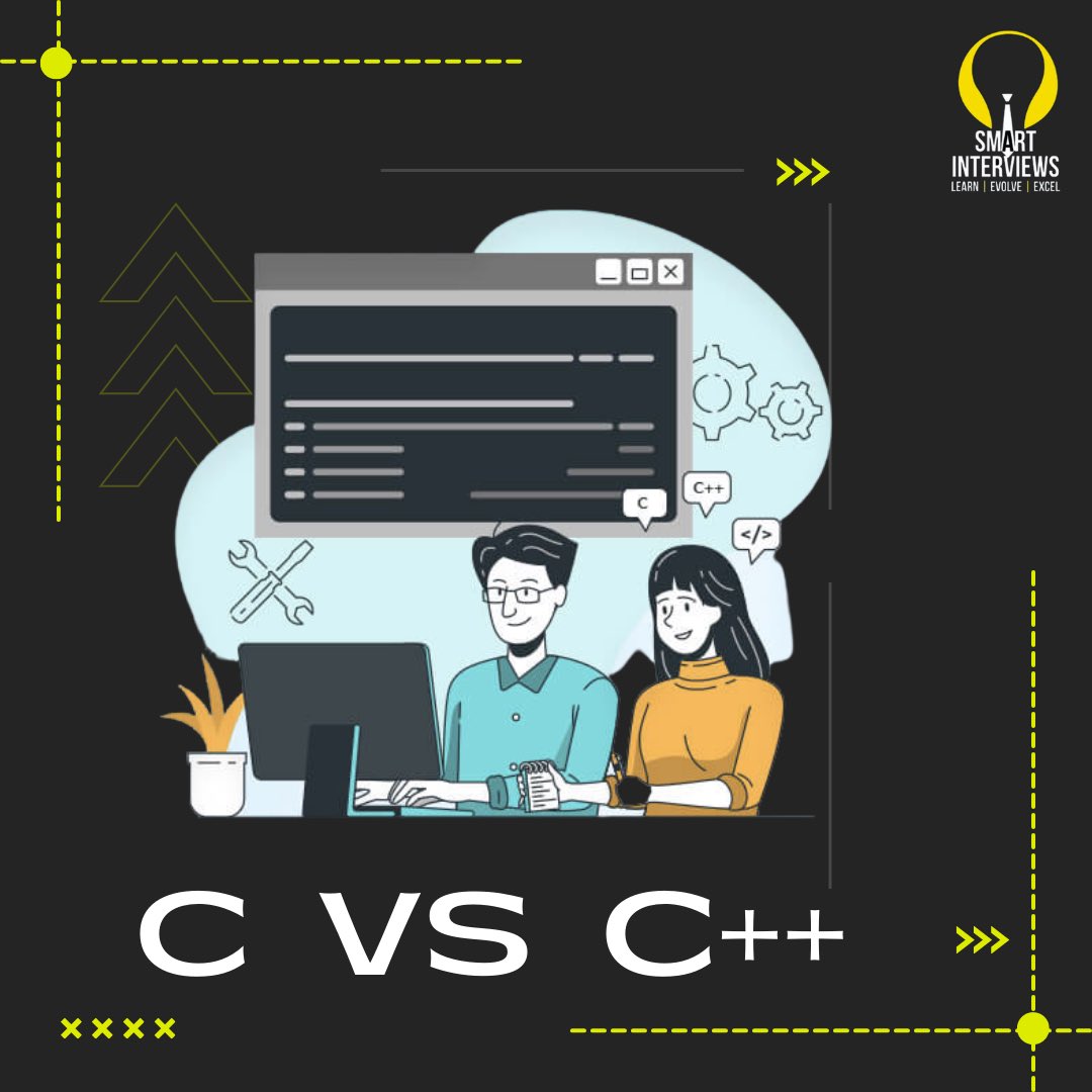 smart_interview's tweet photo. we all know the importance of both the languages, letโs have a look at some basic differences.
#programming #coding #clanguageprogramming #programminglanguage #engineering #smartinterviews https://t.co/87EOFXaC4m