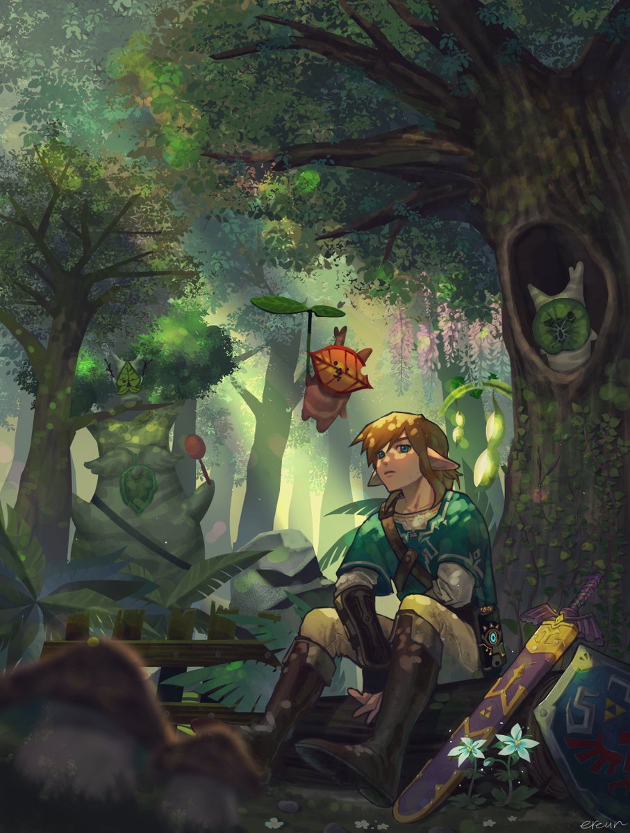 Ereun_70's tweet photo. 연구작! #zelda #BOTW https://t.co/SR95rO1yVJ