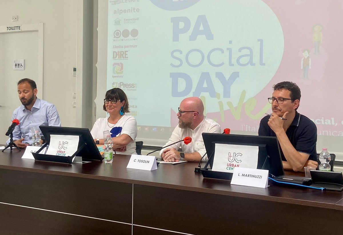 digitalepop's tweet photo. Accessibilità e inclusività per la transizione digitale. Questo il tema affrontato e raccontato dagli ospiti collegati dall’Urban Center di Trieste al #PASocial Day 2022. https://t.co/muzMcqyDFs