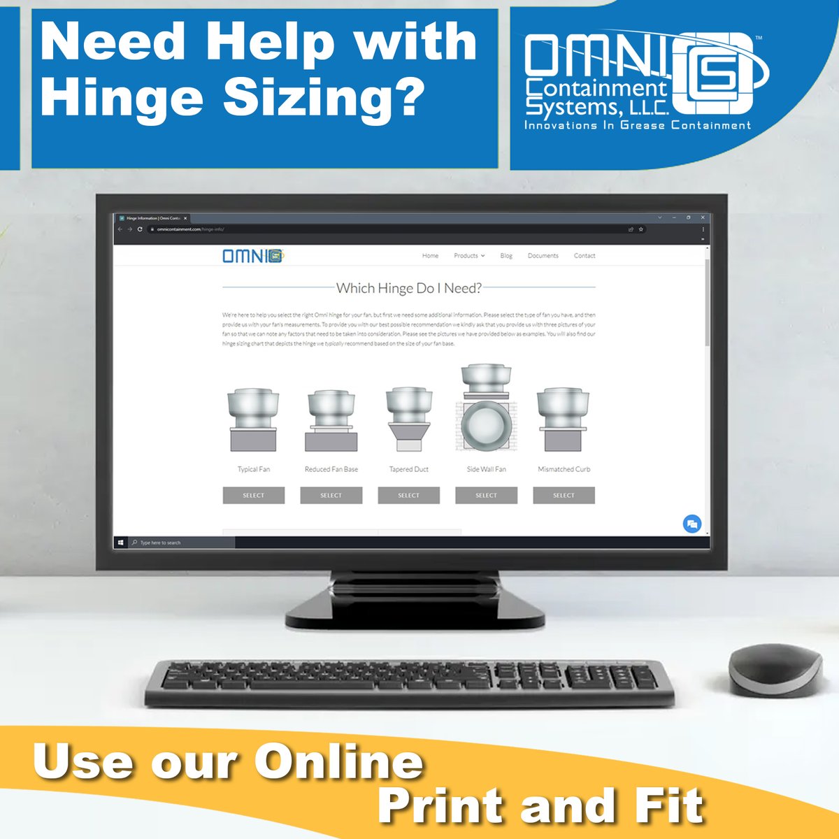 omni_llc's tweet photo. With so many different configurations of kitchen exhaust fans, choosing the right size hinge can be a challenge! Use our online Print and Fit form! Simply select the type of fan & enter the dimensions! Access it here: https://t.co/Ji0bvaWupd
#Hinge #HingeKit #NFPA #compliance https://t.co/kfcaf0kyFr