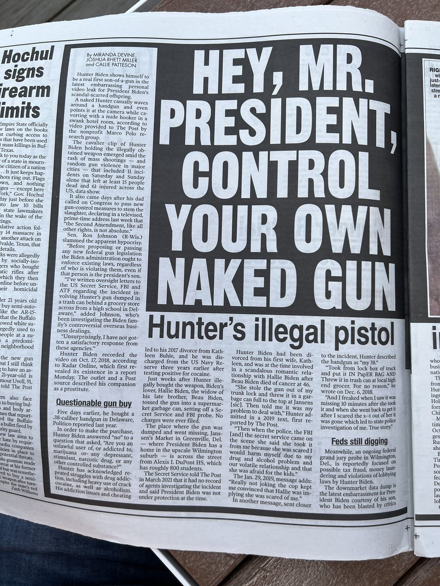 7lakeOrenda's tweet photo. #Imagine the #meltdown from democ๐s if this #joke of the first #son was #DJTjr.
#NYPost #Tuesday https://t.co/pUTRANf0LG