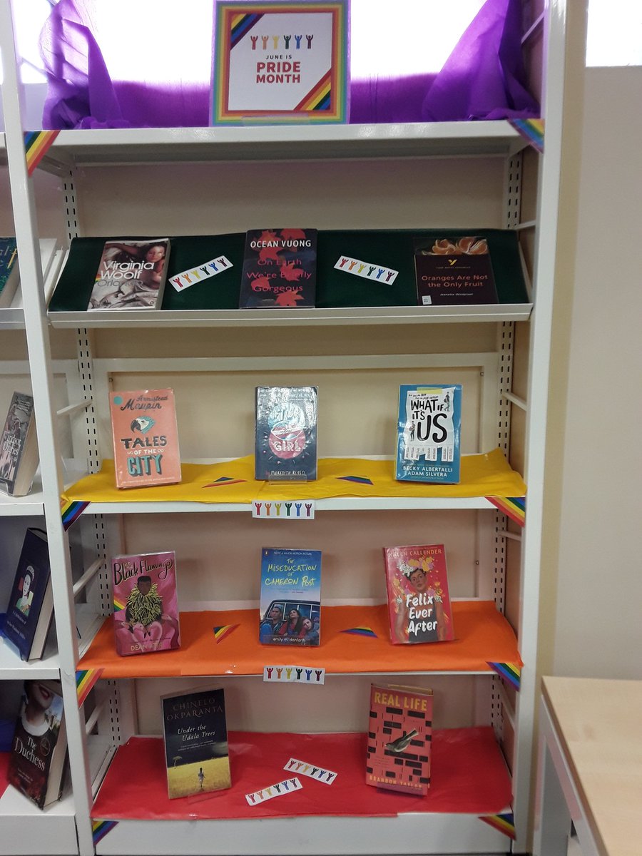 WFlibraries's tweet photo. June is #Pride month this year marks #50years of the #pridemovement in the UK #NormantonLibrary @WFlibraries @MyWakefield https://t.co/UPCPQgfVJL