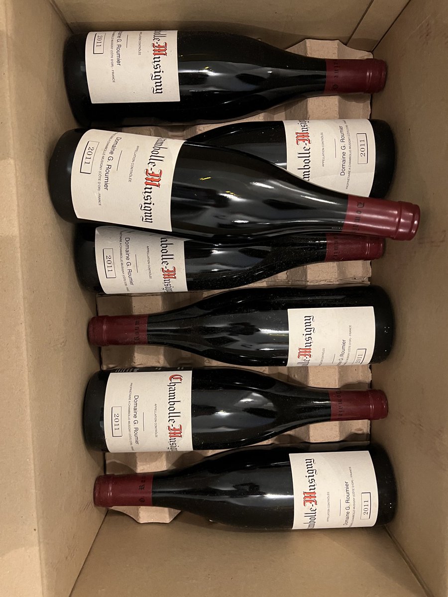 expertvins's tweet photo. Chambolle Musigny G Roumier 2011 https://t.co/D3BjJKqZJl