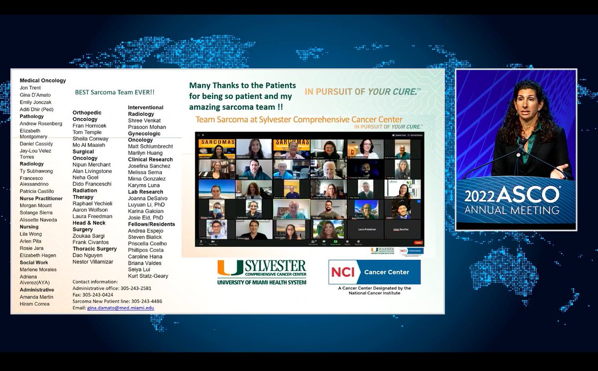 Steve Bialick, DO (@stevebialickdo) on Twitter photo Amazing recap of #ASCO2022 #sarcoma highlights by <a href="/GinaDAmatoMD1/">Gina Z. D'Amato, MD.</a> <a href="/SylvesterCancer/">Sylvester Comprehensive Cancer Center</a>, so proud to work with such an awesome team <a href="/JTrentMDPhD/">Jon Trent, MD, PhD</a> <a href="/AndreaEspejoMD/">Andrea Espejo-Freire MD</a> <a href="/PriscilaBCMD/">Priscila Barreto Coelho, MD</a> <a href="/AditiDhirMD/">Aditi Dhir</a> <a href="/UMiamiHealth/">UMiami Health System</a> Amazing recap of #ASCO2022 #sarcoma highlights by <a href="/GinaDAmatoMD1/">Gina Z. D'Amato, MD.</a> <a href="/SylvesterCancer/">Sylvester Comprehensive Cancer Center</a>, so proud to work with such an awesome team <a href="/JTrentMDPhD/">Jon Trent, MD, PhD</a> <a href="/AndreaEspejoMD/">Andrea Espejo-Freire MD</a> <a href="/PriscilaBCMD/">Priscila Barreto Coelho, MD</a> <a href="/AditiDhirMD/">Aditi Dhir</a> <a href="/UMiamiHealth/">UMiami Health System</a>