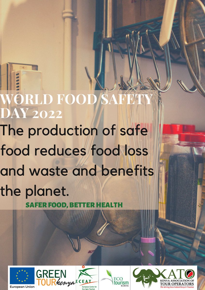 #SaferFoodBetterHealth 

This is the theme for #WorldFoodSafetyDay observed annually on 7.6.22. The @FAO has provided general guidelines where everyone can take part in ensuring food is safe for consumption, good for health and the environment.
+
