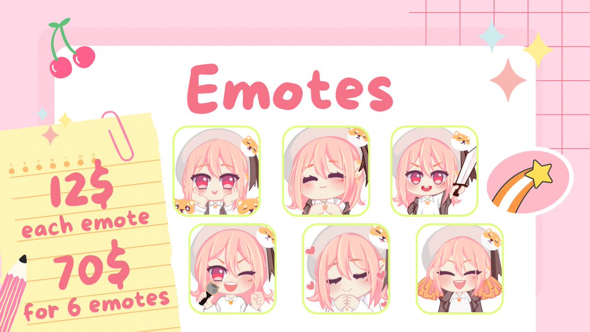 DirkannChannel's tweet photo. These are my current commission offer for now.

I currently enjoying drawing chibis and they made me happy and forget my depression.

I hope I can help you illustrating your characters into chibi forms.
 
Retweets and ❤️ are greatly appreciated! https://t.co/bR7U9bhJxV