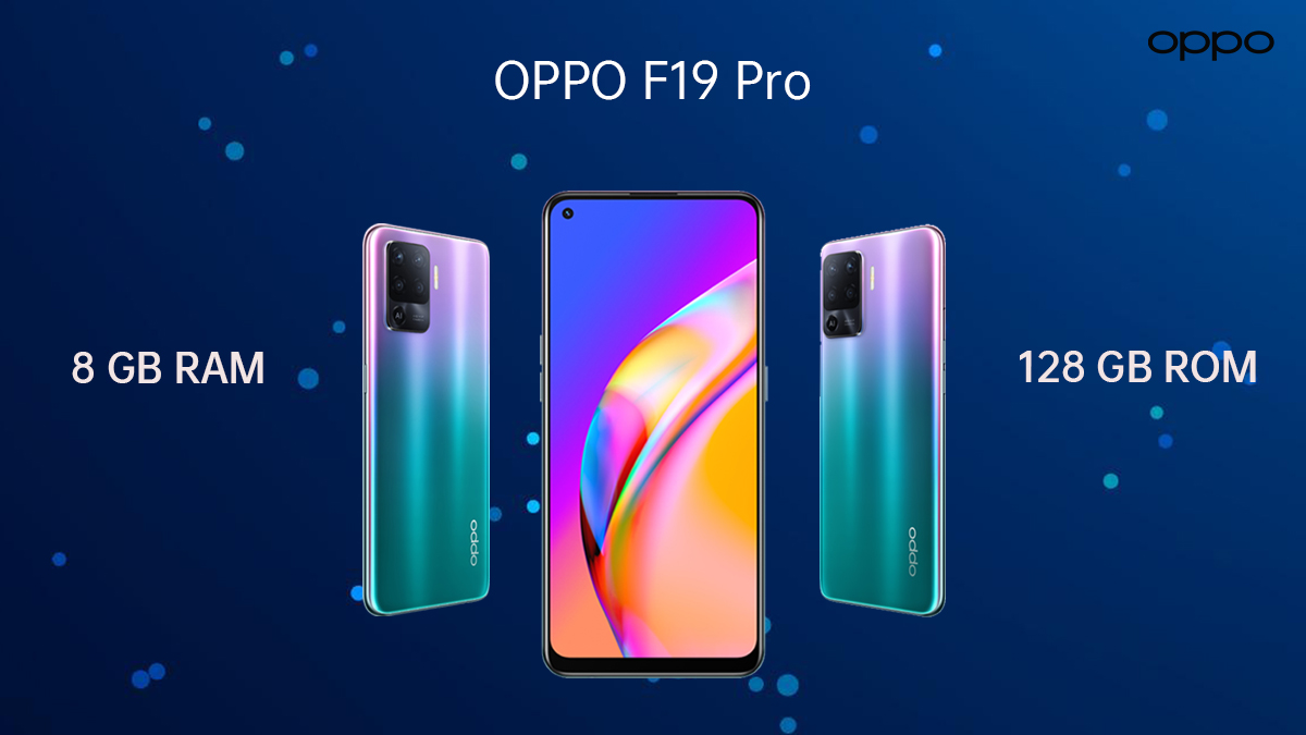 OPPOSriLanka's tweet photo. The OPPO F19 Pro is powered by the MediaTek Helio P95 chip and 8GB RAM + 128GB ROM. 

Know more: https://t.co/EnQJAiHFwe

Shop Now: https://t.co/iU89AhDiEU 

#OPPOF19Pro #FunWithEveryShoot https://t.co/34RAdfytfn