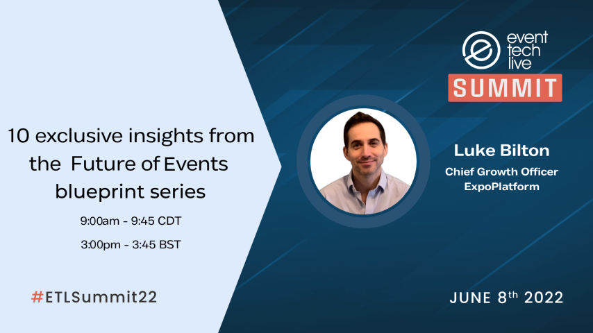 Join <a href="/LukeBilton/">Luke Bilton</a> for 10 expert industry insights at the 
<a href="/eventtechlive/">Event Tech Live</a> Digital Summit. He'll be showcasing top findings from our Future of Events research. Register below! 👇

eventtechlive.com/event-tech-liv… 

#ETLSummit22 #eventprofs #eventprofsuk