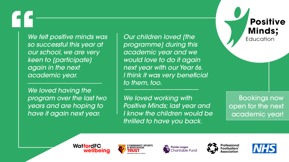 Positive Minds; tweet media