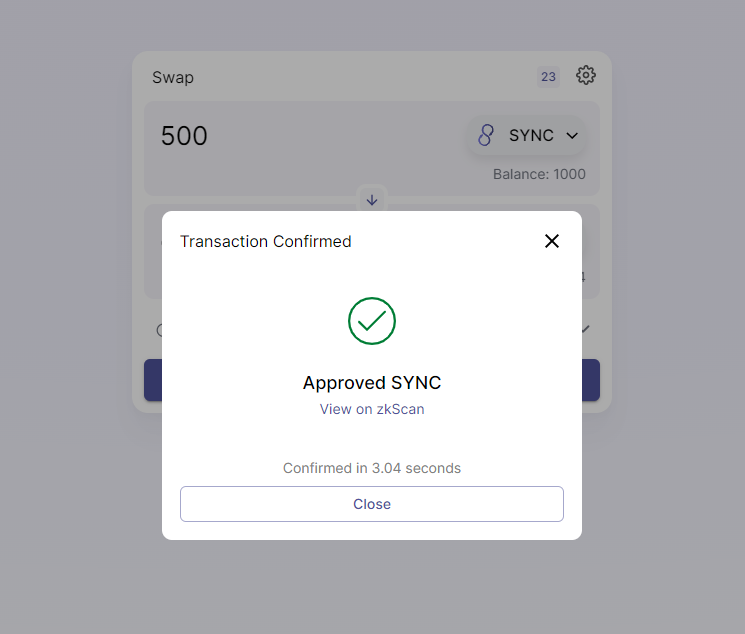 #L222 #zkSync #Layer2 #ZKRollup #testnet #Ethereum #DeFi Join discord: discord.com/invite/6zy2c9Y…