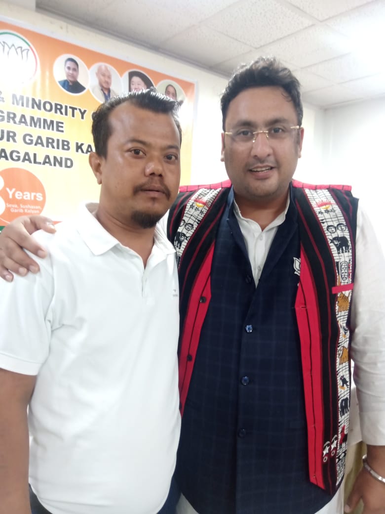 Book launching and minority outreach programme to commemorate the 8 years of seva,sushashan aur gareeb Kalyan parv on 6th June at hotel Saramati Dimapur ,Nagaland with National executive committee member , minority morcha and prabhari of manipur shri Parteek Edwin sharmaji .