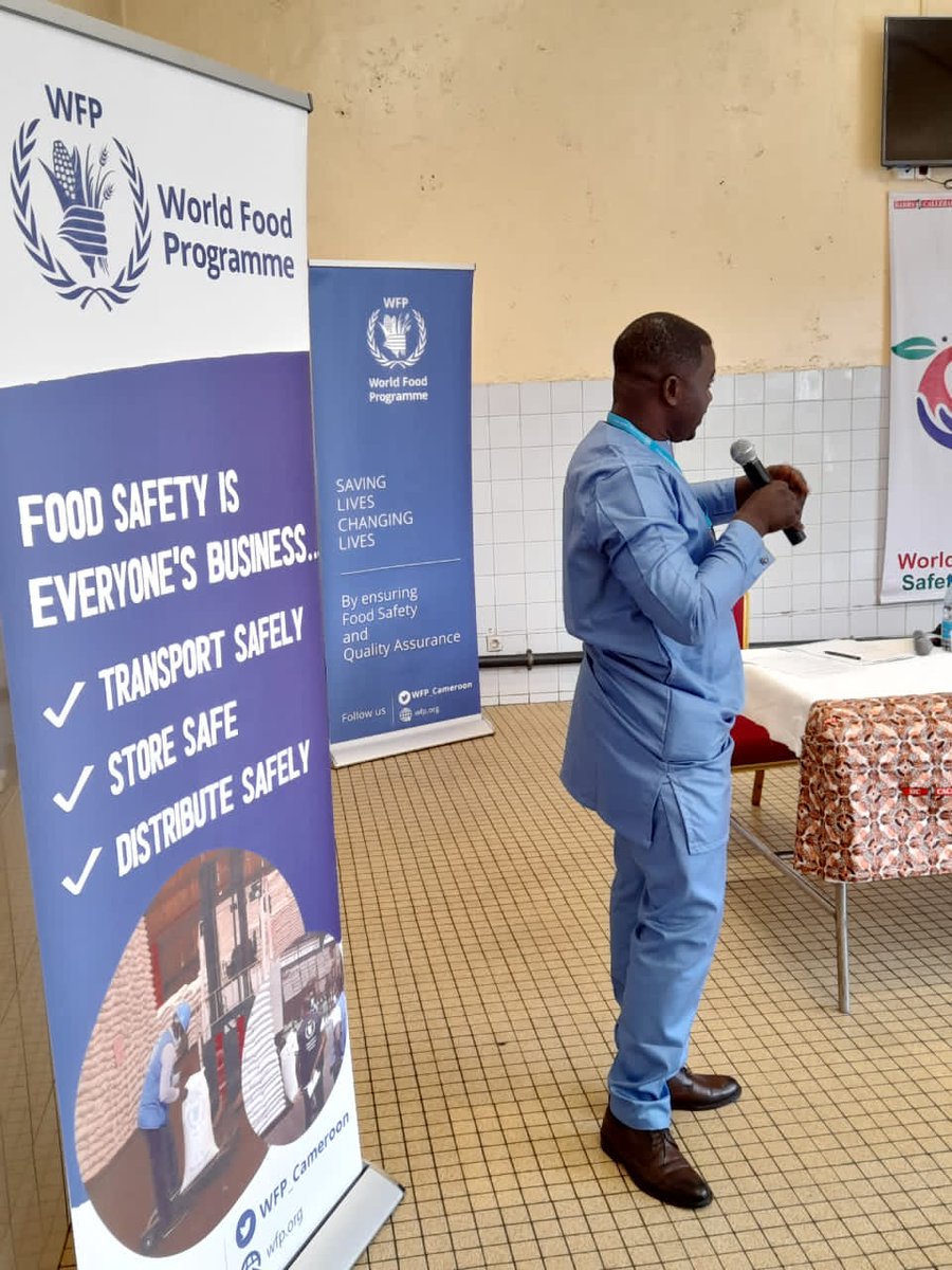 WFP_Cameroon's tweet photo. #Cameroon🇨🇲

Today is #WorldFoodSafetyDay and #foodsafety is everyone's business

#SaferFoodBetterHealth
#HealthyFood 
#TuesdayMotivaton https://t.co/kvESgDnRmP