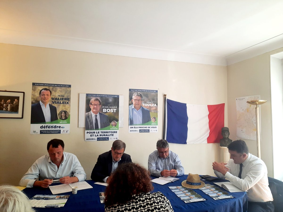 Republicains87's tweet photo. Conférence de presse de nos candidats aux élections #legislatives2022 https://t.co/1lLEzvVW2e