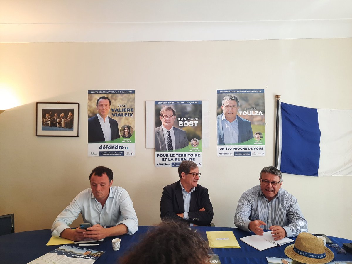 Republicains87's tweet photo. Conférence de presse de nos candidats aux élections #legislatives2022 https://t.co/1lLEzvVW2e