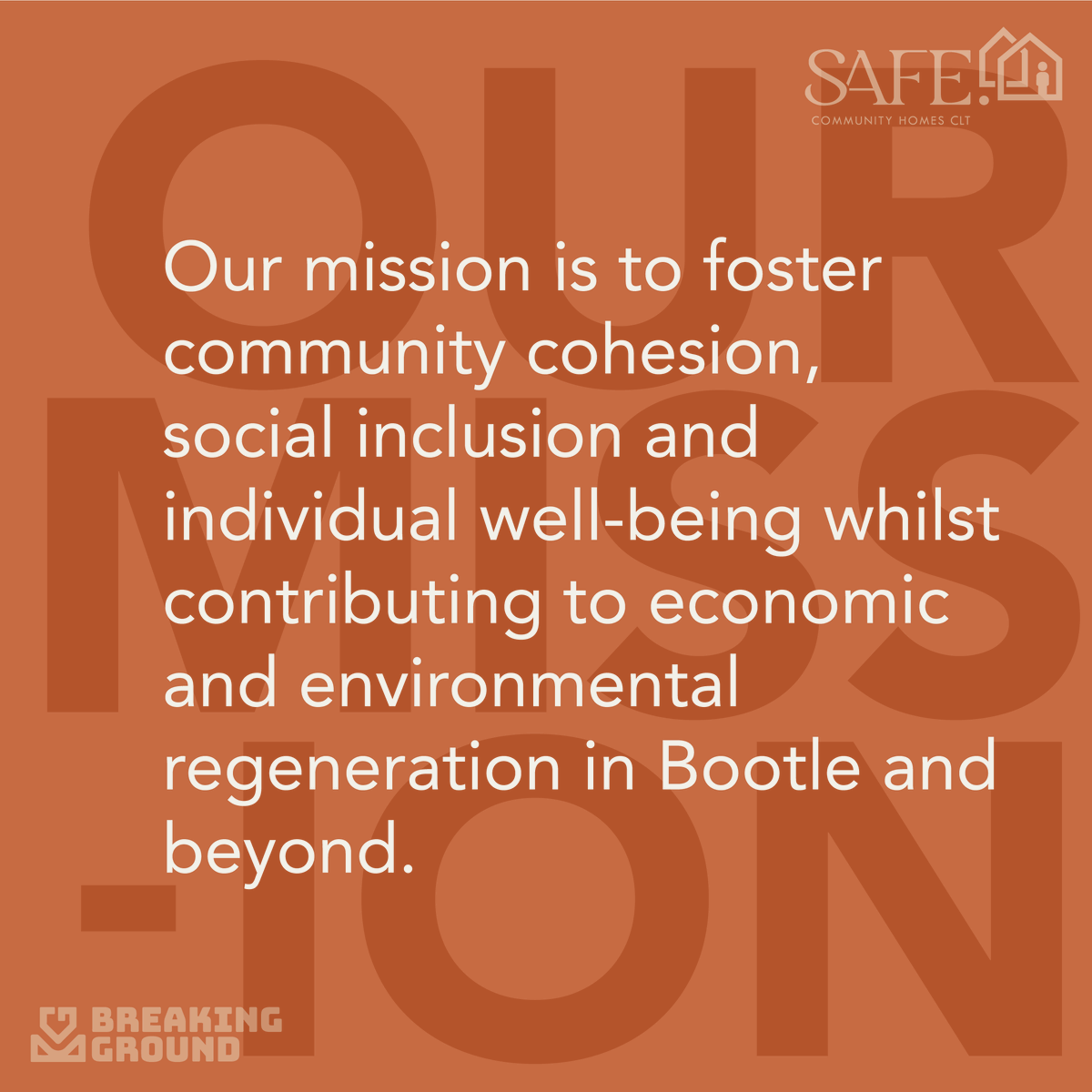 safehomesclt's tweet photo. Our mission is to foster community cohesion, social inclusion and individual well-being whilst contributing to economic and environmental regeneration in Bootle and beyond.
Find out more at https://t.co/A6QscLRzQW
#SafeHomesCLT #SafeCommunityHomesCLT
#DestinationBootle https://t.co/itHmHJy7oV