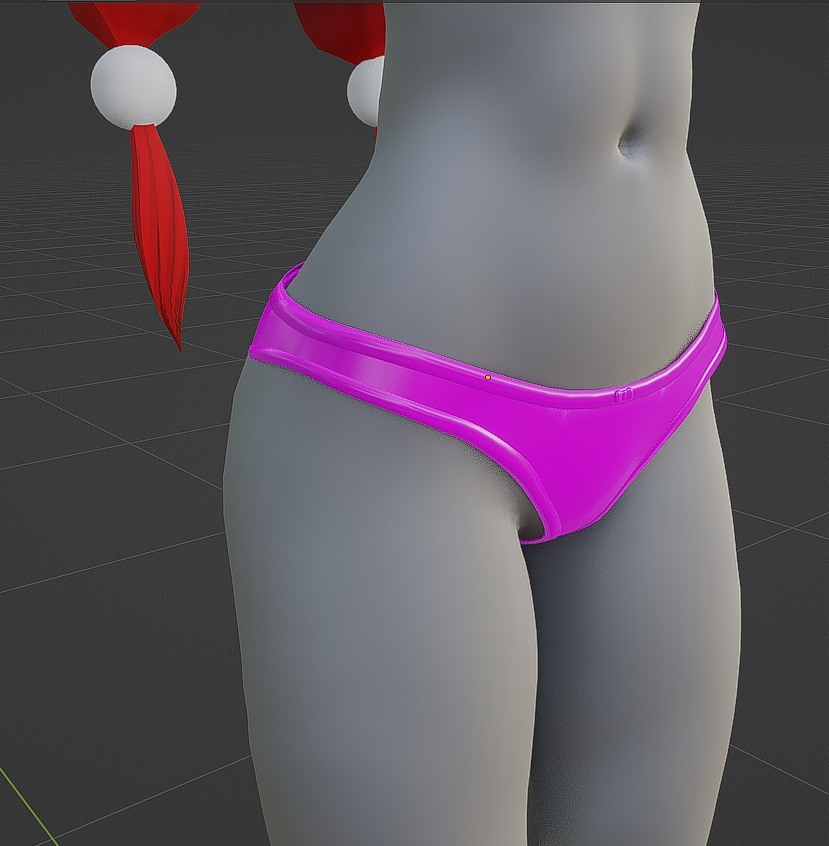LaceVT's tweet photo. Spent all night learning how to combine armatures, fit, and texture, only to learn I did it wrong, BUT! Then do it right, faster AND easier!
Houston, we have pantsu!
#Vtubers #Blender3d #screaminginternally https://t.co/RtSINCH3hC