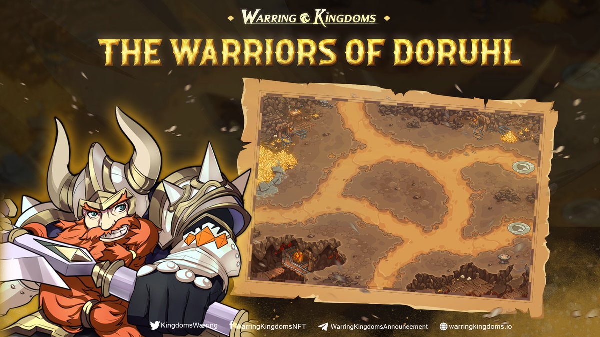 ☀️ THE WARRIORS OF DORUHL ☀️

Doruhl - Here is the land of the great warriors.

🔥 Mountain Doruhl is the homeland of the Dwarves - the most powerful warriors of Fortias continent.

#WarringKingdoms #PlayToEarn #NFTGame #GameFi #P2EGame #WKT #WK