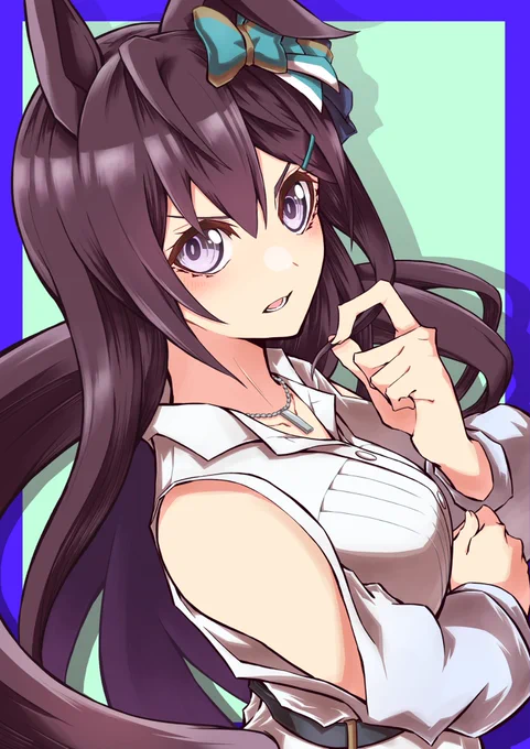背筋ピーンといきましょう!、メジロドーベル、サイレンススズカ
#ウマ娘 