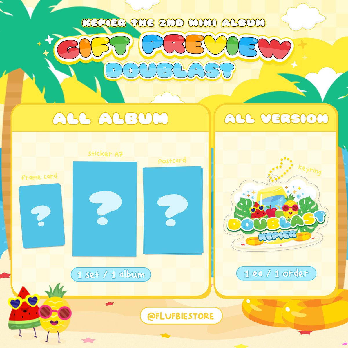 𝐟𝐥𝐮𝐟𝐛𝐢𝐞𝐬𝐭𝐨𝐫𝐞 ♡ เปิดพรีอัลบั้ม DOUBLAST tweet media
