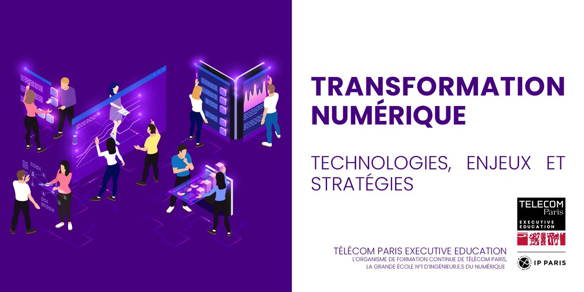 TP_ExEd's tweet photo. L'innovation numérique induit de profondes mutations dans l'industrie, l'économie et la société. L'essor fulgurant des technologies de l'information impose la #TransformationNumerique.
 
Tirez profit de la transformation numérique !
👉 En savoir + https://t.co/4XEHb7IY5z https://t.co/xa4518NRLI