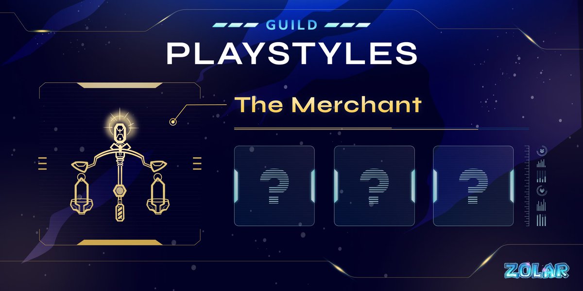 zolarnft's tweet photo. 💮 [EXCLUSIVE PEEK] Guild Sigil 💮

The Merchant — Visionary and Enterprising

🚀 https://t.co/F3P2pQWwu9 🚀

#ZOLAR🔵 #MetazoaGuilds #TeamUrsa #TeamMino $HUNY https://t.co/L93hHT6y1Z