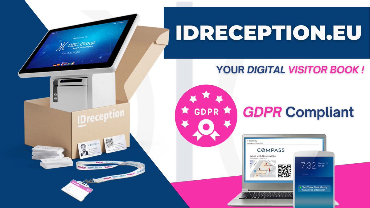 𝗜𝗗𝗿𝗲𝗰𝗲𝗽𝘁𝗶𝗼𝗻, 𝘆𝗼𝘂𝗿 𝗱𝗶𝗴𝗶𝘁𝗮𝗹 𝘃𝗶𝘀𝗶𝘁𝗼𝗿 𝗯𝗼𝗼𝗸 𝗼𝘂𝘁 𝘁𝗵𝗲 𝗯𝗼𝘅 𝗮𝗻𝗱 𝗚𝗗𝗣𝗥 𝗰𝗼𝗺𝗽𝗹𝗶𝗮𝗻𝘁! 
Find out more about GDPR on our blog 👇
hubs.li/Q01c-YjW0

More information on this link:
hubs.li/Q01c-XDT0