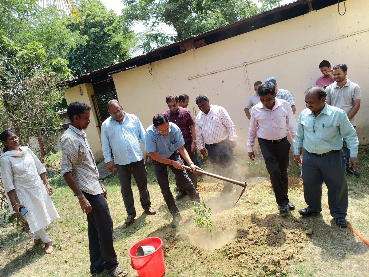 Plantation of Saplings on 07.06.2022 by Rourkela CGST Commissionerate at Rourkela during ongoing  #FinMinIconicWeek #AmritMahotsav <a href="/cgstcusbbsr/">CGST & Customs Bhubaneswar Zone</a> <a href="/cbic_india/">CBIC</a>
