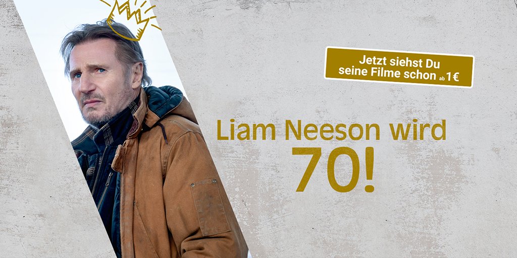 videociety's tweet photo. 🥳 #HappyBirthday #LiamNeeson! 🥳
Wir wünschen Gesundheit! 😆 …und alles Gute! 😃
Und Du siehst seine #Filme bei uns SCHON AB 1€: https://t.co/ttzJSEIWHY

#Aktion #Schnäppchen #videociety https://t.co/WXTBfg1nKu