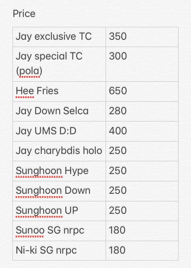heekoollect_'s tweet photo. ༊*·˚ wts lfb enhypen ph
⑅ prio will get (2-3pc)

ꕥ onhand
ꕥ mint condition
ꕥ will ship immediately

reply / dm to claim.

t. jay sunghoon heeseung sunoo ni_ki trading cards hype down up b:c hee fries sg22 https://t.co/YDlisCrfvh