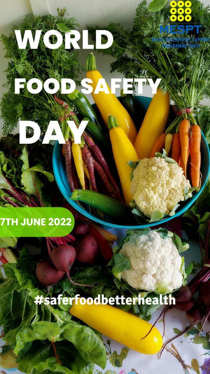 MESPT_ke's tweet photo. Food safety is a collective responsibility for all of us starting with the very first value chain actors (producers).Let's embrace #foodsafetysystems for a healthy nation.The more safe food is ,the better health we have.#Saferfoodbetterhealth
#Worldfoodsafetyday2022.#MESPTat20. https://t.co/yHtqTBZBpj