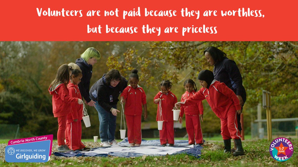 On the last day of #VolunteersWeek, we're sharing another of our favourite volunteer quotes! All of our volunteers here in Girlguiding Cumbria North are worth their weight in gold. 💛

#Priceless #Volunteer #VolunteerQuotes #VolunteersWeek2022