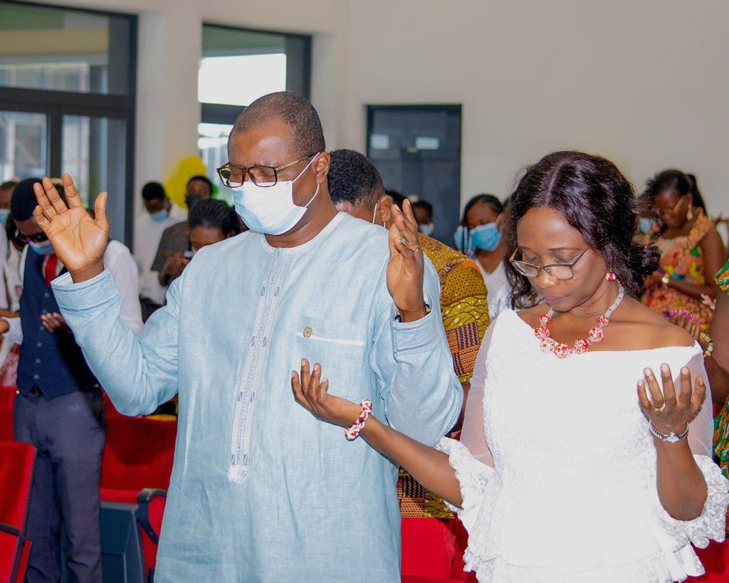 uesdgh's tweet photo. A Thanksgiving Service was held on Sunday, 5th June, 2022 for a successful Investiture and lnduction of Prof. Eric Nyarko-Sampson and Mrs. Mary Abena Agyepong, as the Founding Vice-Chancellor and Registrar of the UESD, Somanya.
#thanksgiving #HOPE22 #UESD22 https://t.co/4xMTsxu9t9