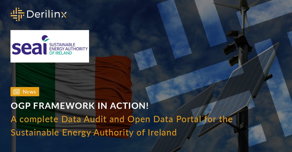 derilinx's tweet photo. ๐๏ธ OGP Framework in Action! We are excited to work with @SEAI_ie on the delivery of a #DataAudit Framework & #OpenData Portal built on #datAdore #DataSharing Platform ๐https://t.co/4Ke8fZewdv
@procurement_ie @GovDataIE #PublicSector #DataPortal #SustainableEnergy #DataManagement https://t.co/v5skw5ubun