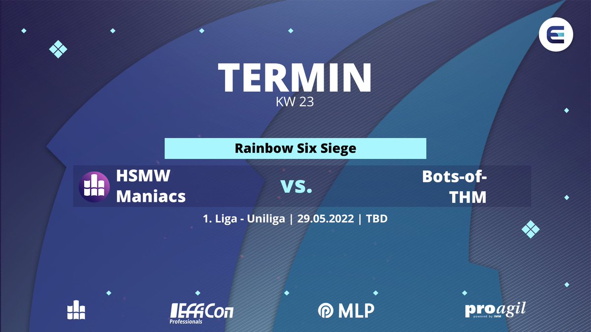 Diese Woche haben unsere Teams gut zu tun! In der <a href="/uniligaGG/">Uniliga</a> spielen sowohl unsere LoL-Teams, als auch unser R6-Team HSMW Maniacs. Für das LoL-Main-Team beginnt jetzt auch wieder die <a href="/PrimeLeague/">Die Techniker Prime League</a>.🥳
GLHF an unsere Teams!🍀